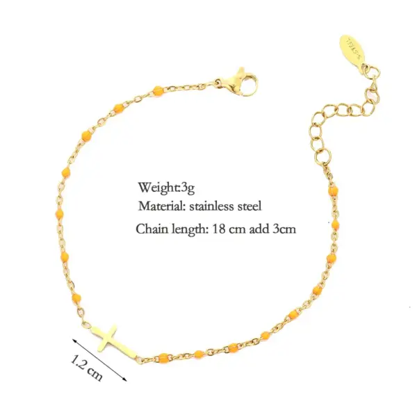 Wholesale Cross Stainless Steel Fashion Bracelets