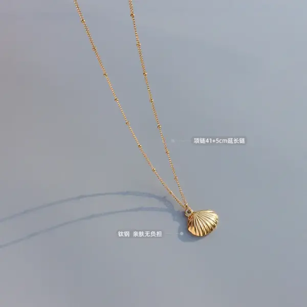 PVD Coated Real Gold Plated 18K Gold Geometric 304 Stainless Steel Fashion Waterproof Non Tarnish 304 Stainless Steel Necklace