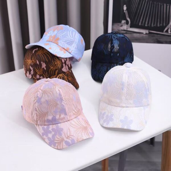 Wholesale Cross-Border New Women's Baseball Cap Creative Lace Retro Baseball Cap Outdoor Casual Hat Middle-Aged Peaked Cap