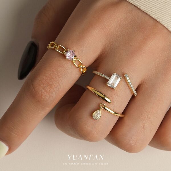 oly-7e5fa89d487047229f9228c00570d117 Wholesale S925 Sterling Silver Geometric Ring