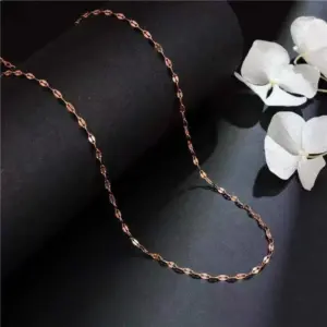 Lip Chain Rose Gold 45cm