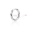 oly-7e63cda6958861449438362522052bf7 Wholesale 201 Stainless Steel Round PVD Coated 18K Real Gold Plated 18K Gold Simple Style Waterproof Non Tarnish Plating Earrings