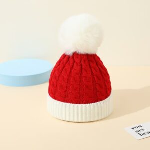 Stranded Christmas Hat Red