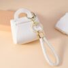 Wholesale New Simple Keychain Coin Purse All-match Hanging Bag Small Jewelry Headset Ring Earrings Storage Anti-lost Small Bag