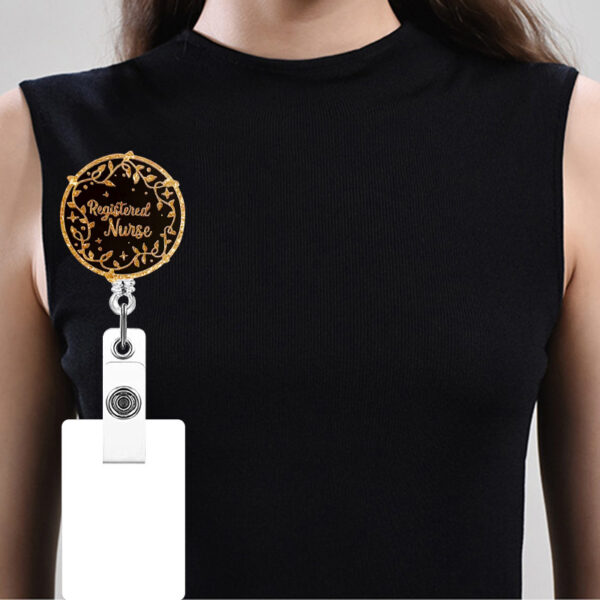oly-7e7ea3ea012ff15f0bae8e1aeb2f80e2 Wholesale Glitter acrylic patch turntable stethoscope retractable and easy to pull