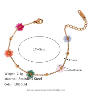 Bracelet 17+5cm-Gold