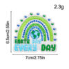 Wholesale Earth Environmental Protection Green Embroidered Cloth Patch