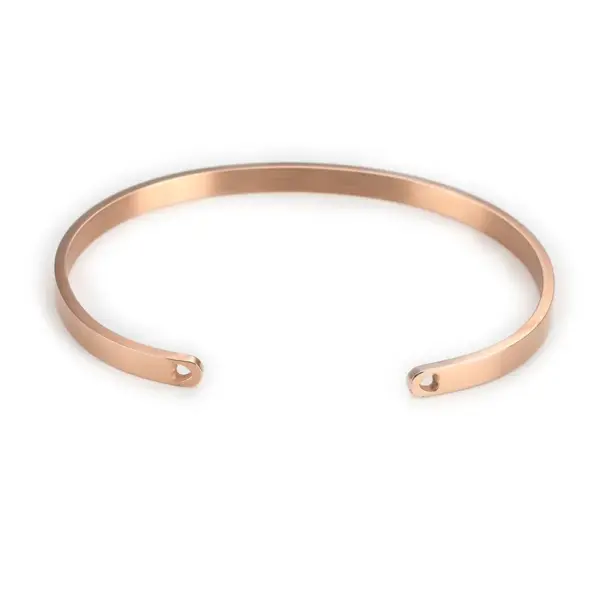 Fashion Geometric Stainless Steel Bangle