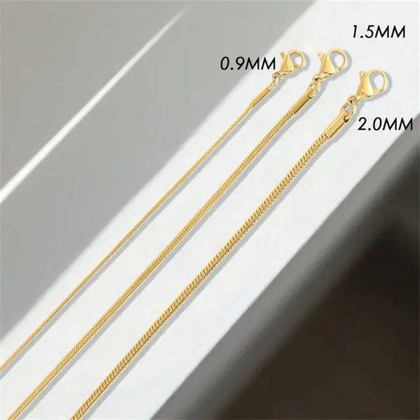 PVD Coated 14K Gold Real Gold Plated U Shape Stainless Steel Simple Style Waterproof Non Tarnish 304 Stainless Steel Bracelets