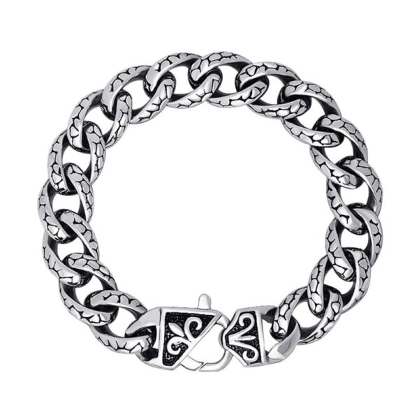 Wholesale Stainless Steel Leopard Bracelet Men's Titanium Steel Bracelet Cast Bracelet Retro Hip Hop Bracelet CE351