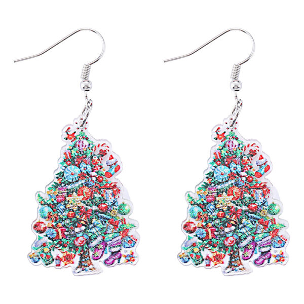 oly-7eba1b1f5fce54795b13918fcc2a4e7c Wholesale Christmas gift box, candy lights, Christmas tree pendant earrings, acrylic earrings, gifts