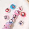 Wholesale 10pcs/pack Cartoon Printed Cat Steamed Bun Beads OLY Exclusive
