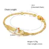 Wholesale Xuping New Drop Oil Series Geometric Square Lightweight Imitation Gold Color Children's Bracelets