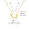 oly-7ef03e65904fe65f9a5617ed6d6b43ce Wholesale PVD Coated 18K Gold Real Gold Plated Geometric 304 Stainless Steel Simple Style Waterproof Non Tarnish 304 Stainless Steel Necklace