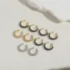 Wholesale 1 Pair Simple Style Round Plating Inlay Copper Zircon 14k Gold Plated Ear Cuffs