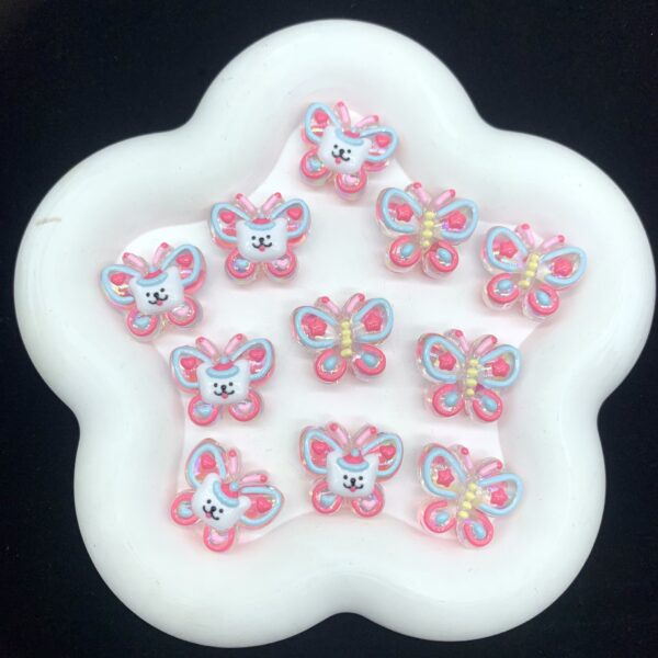 Wholesale Cartoon Butterfly Beads