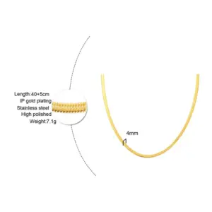 Golden 4mm * 40 + 5cm
