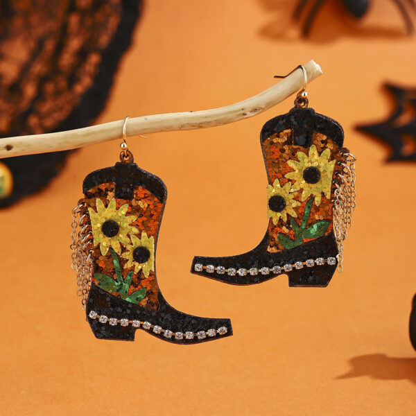 Wholesale Amazon's Best-Selling Earrings, Retro Ethnic Style Jewelry, Long Earrings, Slimming and Elegant, Niche Pendants