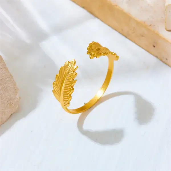 Wholesale 304 Stainless Steel Circle PVD Coated Rhinestones 18K Real Gold Plated Simple Style Waterproof Non Tarnish Inlay Open Rings