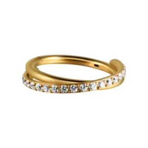 #4 Gold / Rod Thickness * Inner Diameter 1.2x10mm