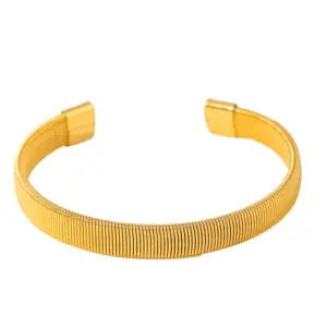 22-DQ-W-550 Open Bracelet / 18k