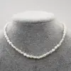 Wholesale Pearl Ferroalloy Vacuum Plating 18K Real Gold Plated Freshwater Pearl Pearl Cable Chain Irregular Necklace