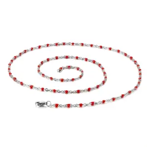 Wholesale Ion Plating (IP) Geometric 304 Stainless Steel Fashion Waterproof Non Tarnish 304 Stainless Steel Necklace