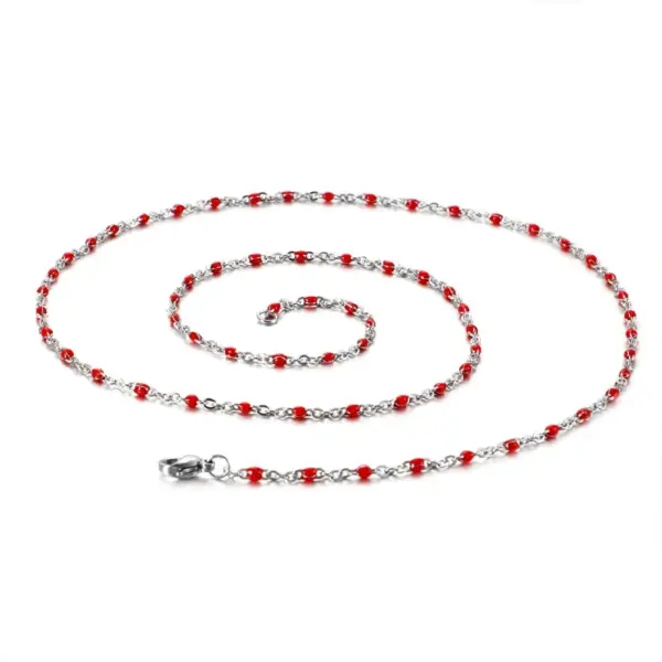 Wholesale Ion Plating (IP) Geometric 304 Stainless Steel Fashion Waterproof Non Tarnish 304 Stainless Steel Necklace