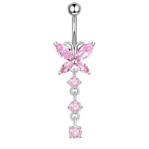 One Pink Butterfly