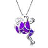 oly-7f43adab4e002e5cda5f228cf34a221d Wholesale Yansheng European and American New Frog Aobao Pendant Necklace Cute Exquisite Blue Opal Jewelry Cross-Border