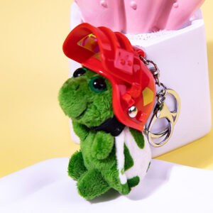 Red steel three-stage head + turtle / Hanging lobster clasp