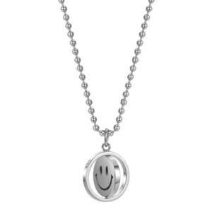 Rotating smiley face [60cm ballpoint chain]]