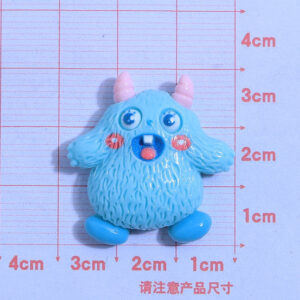 Cartoon monster-Blue