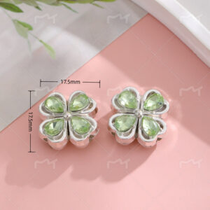 Silver+transparent green