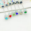 Wholesale Colorful Love Full Diamond Bead Pen