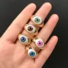 Wholesale Plastic Copper Geometric No Inlaid Rings
