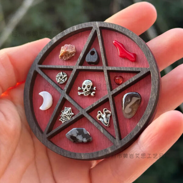 Wholesale Miniature Trinket Shelf Wooden Miniature Jewelry Rack Mini Rare Antique Rack