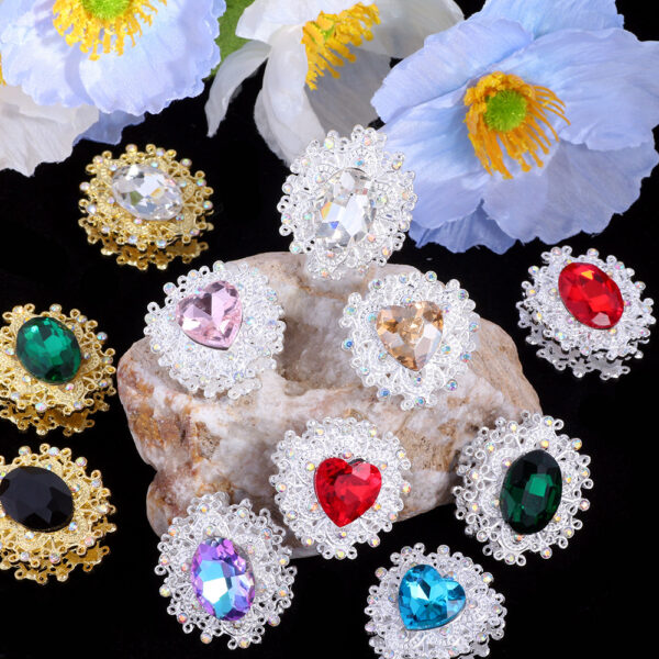 Wholesale Retro alloy heavy-duty beads straight hole DIY beading