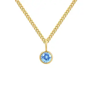 March Light Blue-Gold