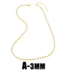 Wholesale Hip-hop Simple Style Round Solid Color Copper 18k Gold Plated Necklace In Bulk