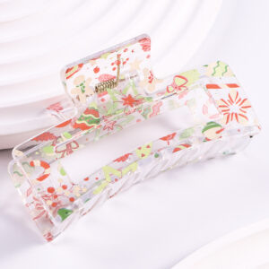 8.5 square-Christmas transparent 4
