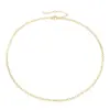 Wholesale PVD Coated Real Gold Plated U Shape Titanium Steel Fashion Waterproof Non Tarnish 304 Stainless Steel Necklace