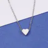 PVD Coated 18K Gold Real Plated Customization Laser Engraving Heart Shape Stainless Steel Basic Simple Style Classic Waterproof Non Tarnish 304 Pendant Necklace
