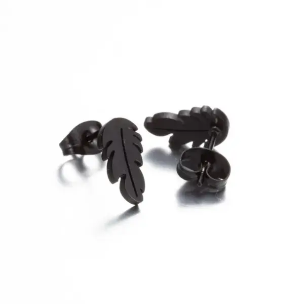 Wholesale PVD Coated 18K Gold Real Gold Plated 201 Stainless Steel Simple Style Waterproof Non Tarnish Ear Studs