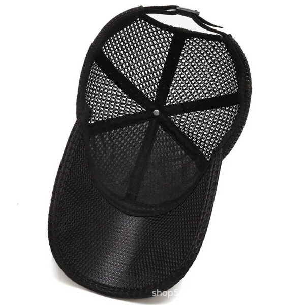 Wholesale Hat Men's Summer 2025 New Gauze Sun Visor Trendy Fishing Baseball Mesh Hat Breathable Peaked Cap for Women