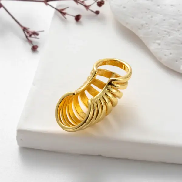 1 Piece Vintage Style Cool Style Geometric Eye Snake Plating Copper 18k Gold Plated Ear Studs