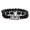 Fashion Animal Alloy Natural Stone Natural Stone Bracelet In Bulk