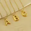 Wholesale Titanium Steel Hip-Hop Letter Plating Pendant Necklace