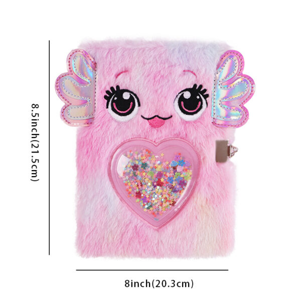 oly-800e92b77ca19ecb979dd3c943617989 Wholesale Baby fish plush notebook A5 cross-border direct supply of student diary hand book high color value gift reward notebook