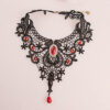 oly-8010091eebfc9109f26f75ded8cf2ea5 Wholesale Gothic choker lace necklace women's necklace simple exaerated black clavicle chain fake collar handmade jewelry